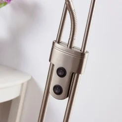 Lindby Felicia uplight med læselampe, nikkel