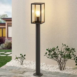 Lindby Terrassebelysning>Filimon vejlampe, 80 cm, antracit, IP44, E27