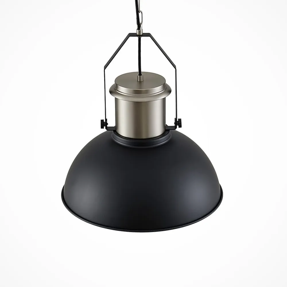 Lindby Pendellamper|Pendellamper>Freitjof hængelampe, sort/mat nikkel