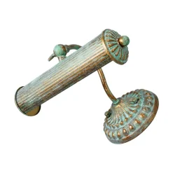 Lindby gallerilampe Beno, 25 cm, metal, E14 grøn spænding