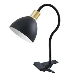 Genora klemmelampe i sort^Lindby Outlet