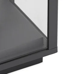 Giavanna sokkellampe, 29 cm, antracit, IP44, E27^Lindby Hot