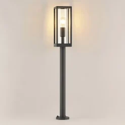 Giavanna vejlampe, 80 cm, antracit, IP44, E27^Lindby Best