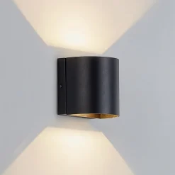 Lindby Gladis udendørs LED-væglampe