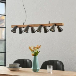 Grandesa hængelampe med 8 spots^Lindby New