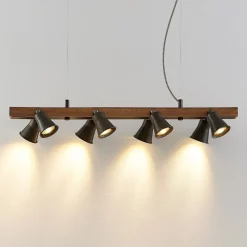 Grandesa hængelampe med 8 spots^Lindby New