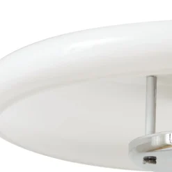 gulvlampe Branford, retro, hvid/grøn, opalglas/marmor^Lindby Online