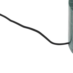 gulvlampe Branford, retro, hvid/grøn, opalglas/marmor^Lindby Online