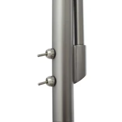 gulvlampe Jaileen, hvid, tekstil, 170 cm, læselampe^Lindby