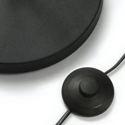 gulvlampe Karoli, sort, 156 cm, metal, fleksibel arm^Lindby Discount