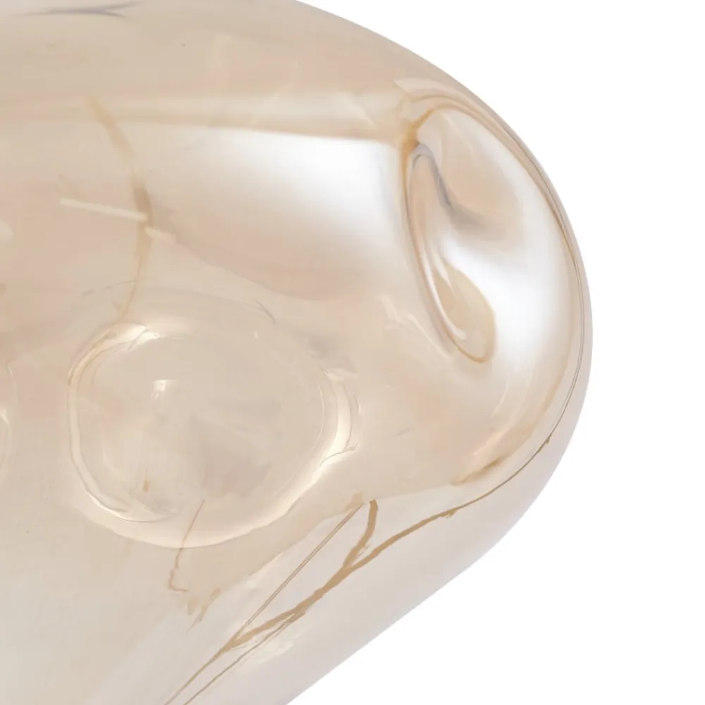 Lindby Gulvlamper|Gulvlamper>Gulvlampe Lelia, rav, glas, metal, 150 cm