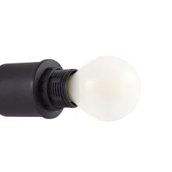 Lindby gulvlampe Lielle, naturlig bambus, 5 lyskilder, 190 cm