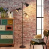 Lindby Pendellamper|Gulvlamper>gulvlampe Lilly, sort, metal, 170 cm, E14
