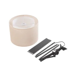 gulvlampe Soula, Ø 40 cm, beige, plast, E27^Lindby New