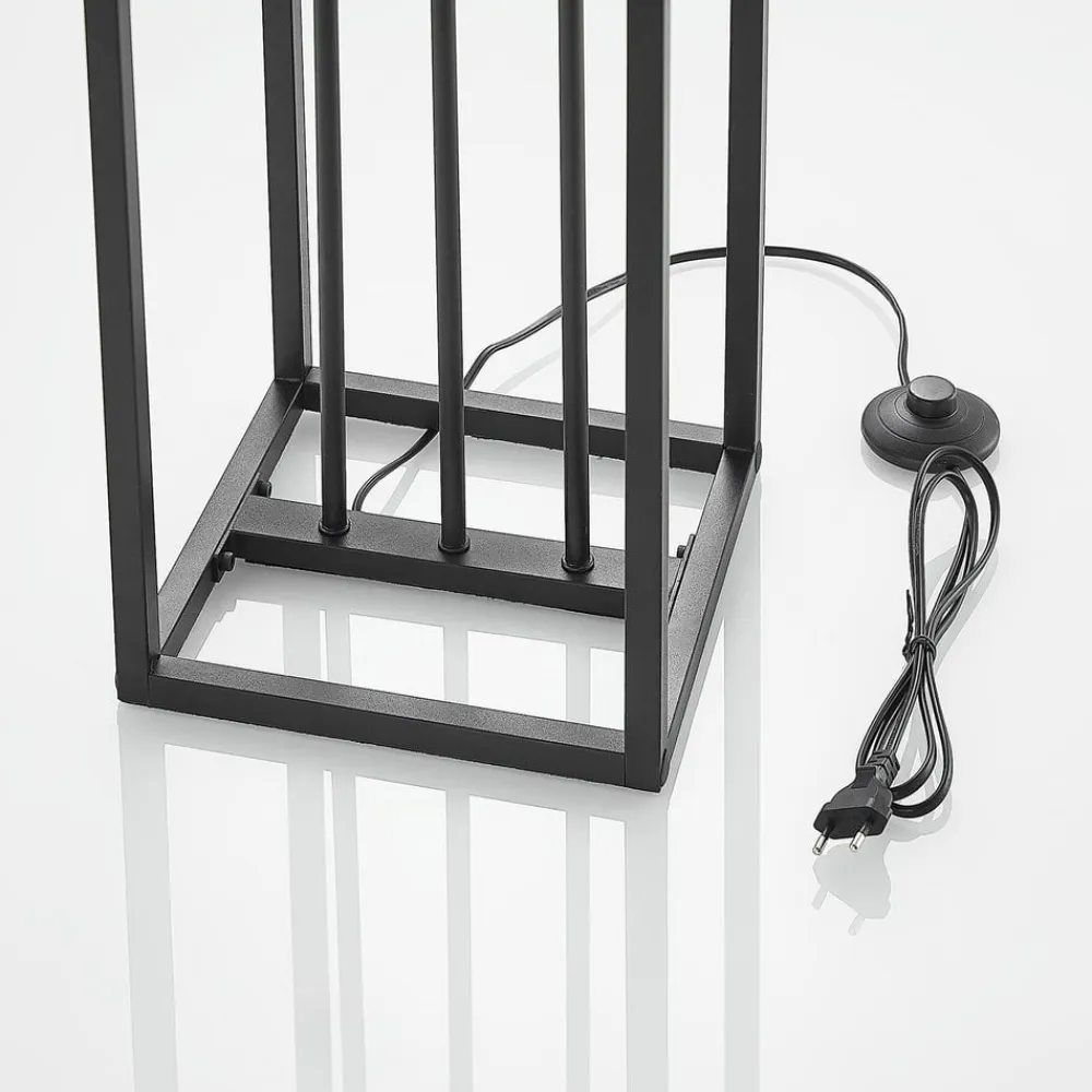 Lindby Pendellamper|Gulvlamper>gulvlampe Tiliane, sort, metal, 3 lyskilder, 153 cm
