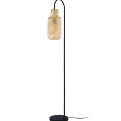 gulvlampe Venora, 145 cm høj, bambus, E27^Lindby Hot