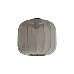 Helin loftlampe, grå, stof, Ø 35 cm^Lindby New