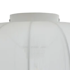 Helin loftlampe, hvid, stof, Ø 35 cm^Lindby Discount