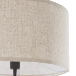 Herry gulvlampe, sort, træ, trefod, 153 cm^Lindby