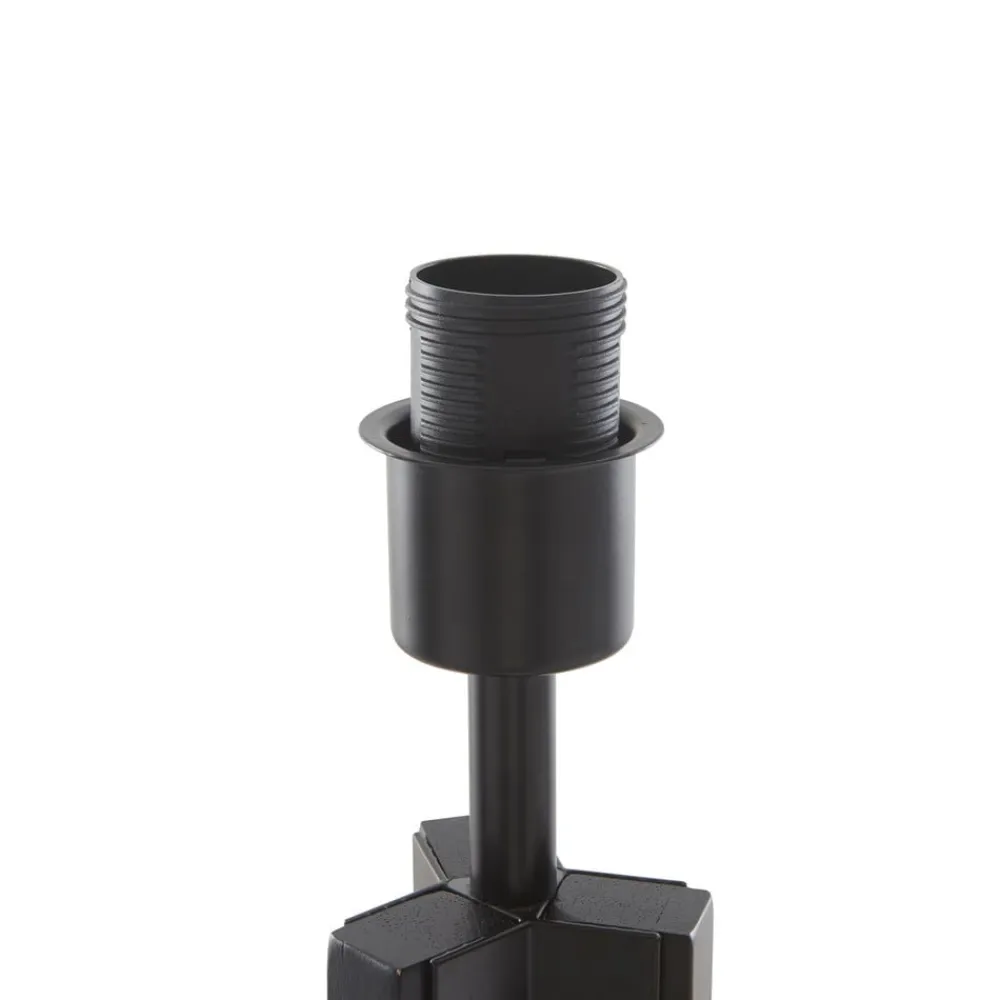 Herry gulvlampe, sort, træ, trefod, 153 cm^Lindby