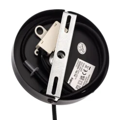 hængelampe Aurinil, træfarvet, hør, Ø 48cm, E27^Lindby Outlet