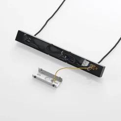 Lindby hængelampe Baliko, sort, 116 cm, 5 lyskilder, GU10