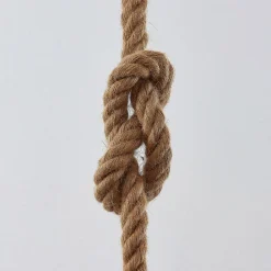 hængelampe Chaby, Ø 29 cm, 1 lyskilde, metal, reb^Lindby Online