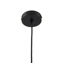 hængelampe Clarine, sort/hvid, Ø 32 cm, metal^Lindby