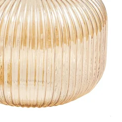 hængelampe Doroteo, 25 cm, 1 lyskilde, ravfarvet, glas^Lindby