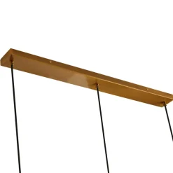 hængelampe Drakar, Ø 22 cm, 3 lyskilder, rav, glas^Lindby Clearance