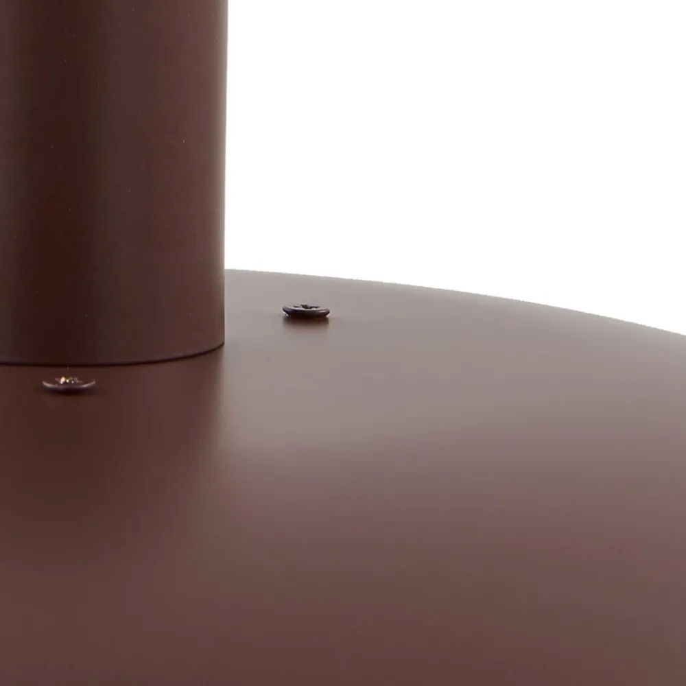 Lindby hængelampe Elorri, brun, metal, Ø 38 cm