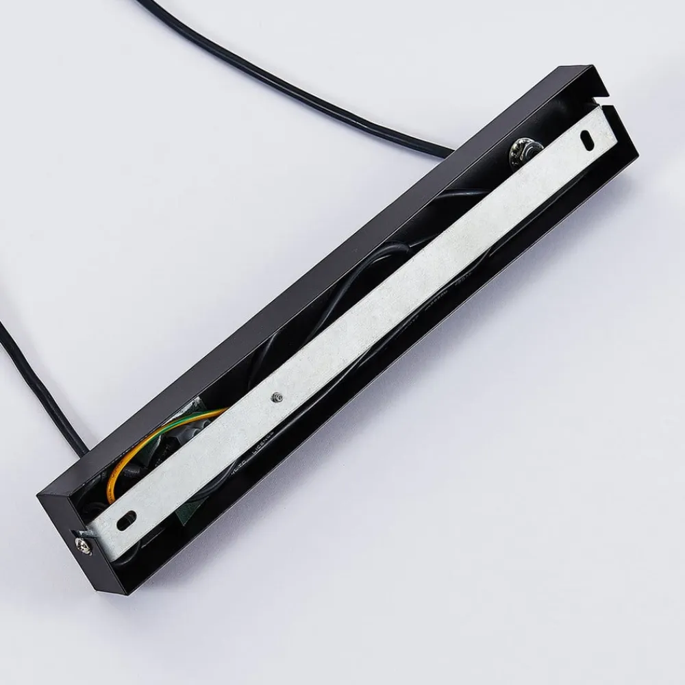 Lindby hængelampe Emily, 72 cm, sort, 3 lyskilder, metal