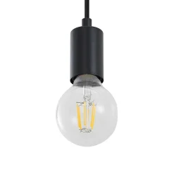 hængelampe Ferris, 4 lyskilder, 90 cm, træ, E27^Lindby Outlet