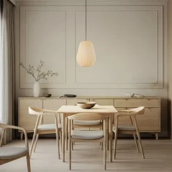 Lindby Pendellamper|Pendellamper>hængelampe Helin, beige, Ø 30 cm, stof