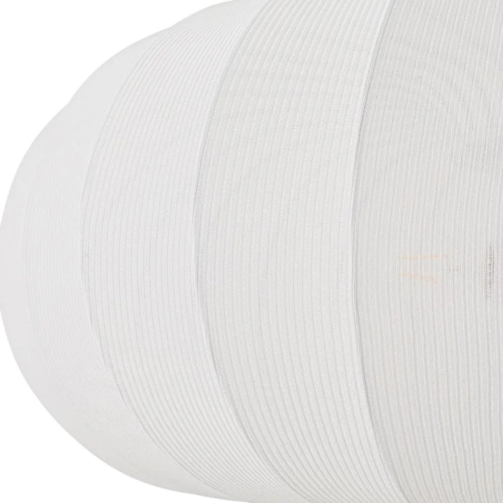 Lindby Pendellamper|Pendellamper>hængelampe Helin, hvid, Ø 70 cm, tekstil, 3 x E27