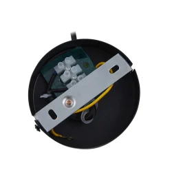 hængelampe Hildur, Ø 22 cm, 1 lyskilde, røggrå, glas^Lindby New