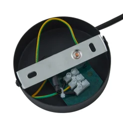 hængelampe Hildur, Ø 28,5 cm, 1 lyskilde, grå, glas^Lindby