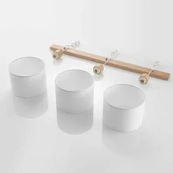 hængelampe Imarin, 3 lyskilder, hvid, tekstil, 100 cm^Lindby Outlet