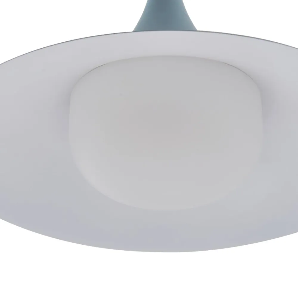 Lindby Pendellamper|Pendellamper>hængelampe Jarl, blå, metal, Ø 35 cm, G9