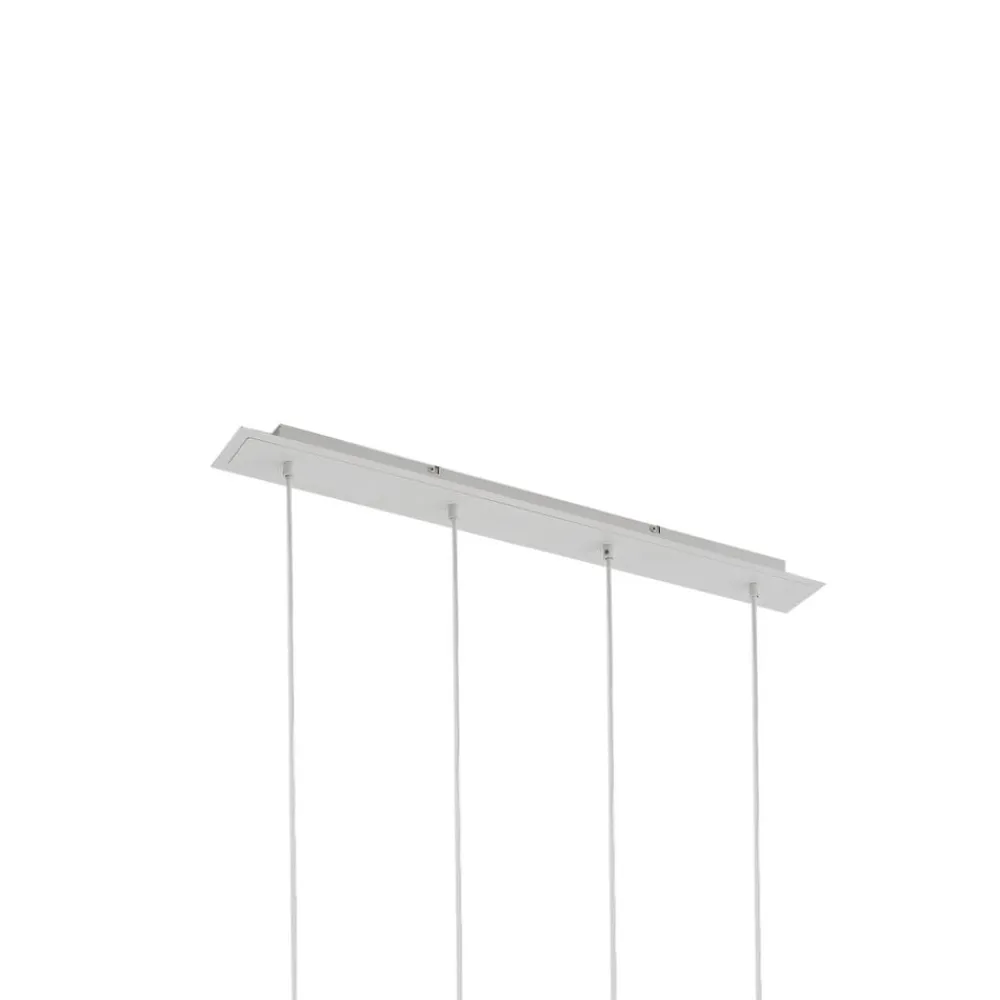 Lindby Pendellamper|Pendellamper>hængelampe Joffrey, 76 cm, hvid, 4 lyskilder, GU10