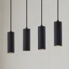Lindby Pendellamper|Pendellamper>hængelampe Joffrey, 76 cm, sort, 4 lyskilder, GU10