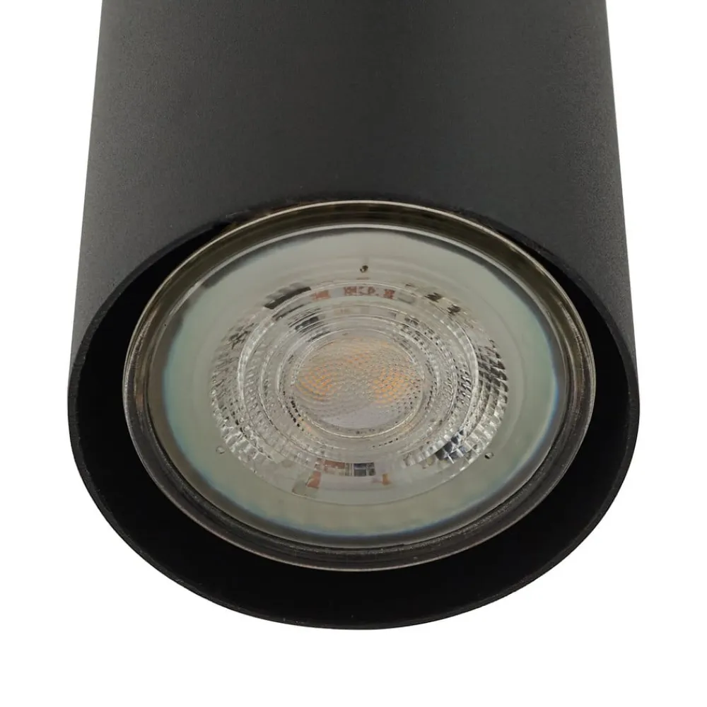 Lindby Pendellamper|Pendellamper>hængelampe Joffrey, Ø 24 cm, sort, 3 lyskilder, GU10