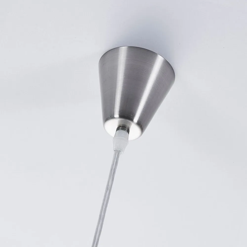 Lindby Pendellamper>hængelampe Marike, Ø 35 cm, hvid, glas, kugle, E27