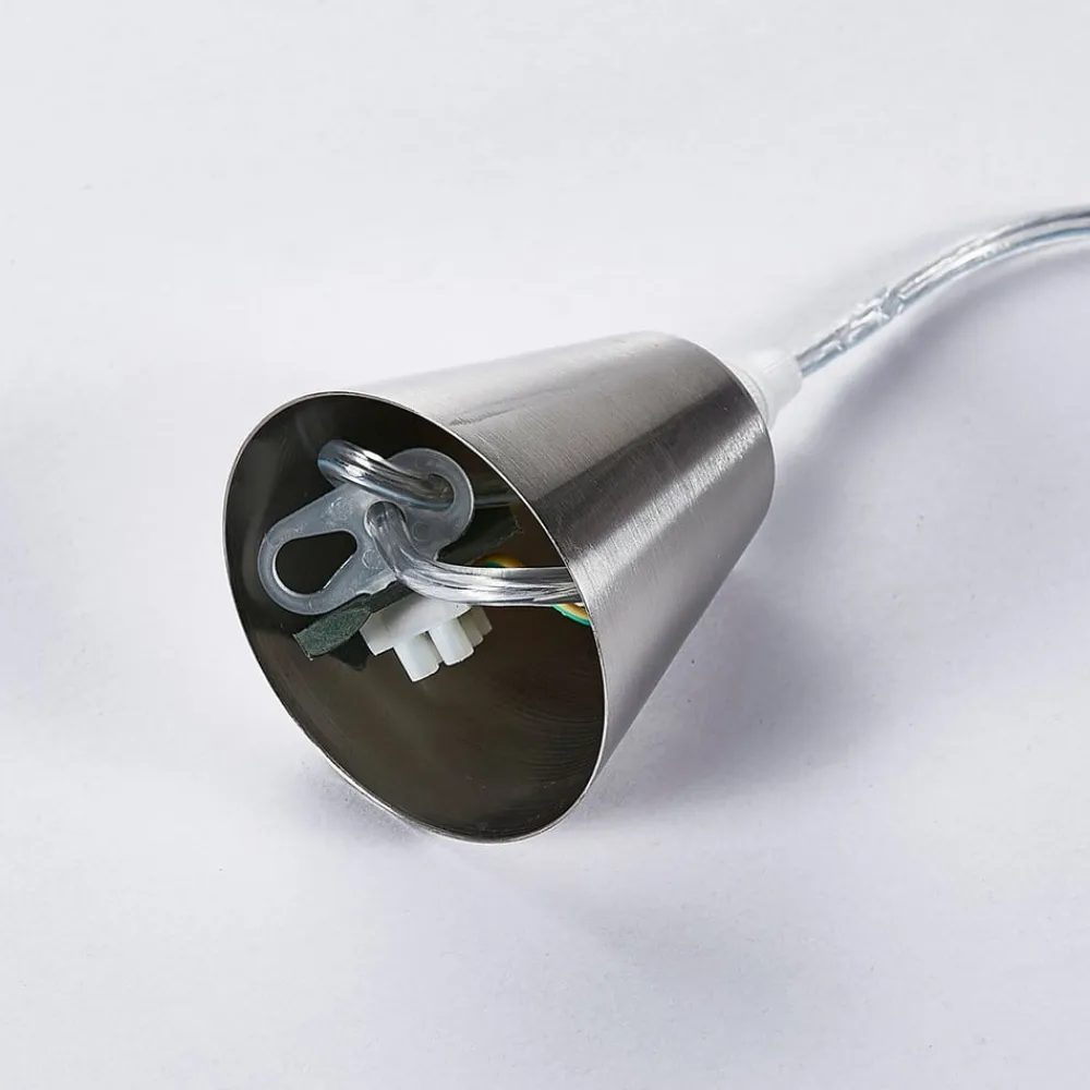 Lindby Pendellamper>hængelampe Marike, Ø 35 cm, hvid, glas, kugle, E27