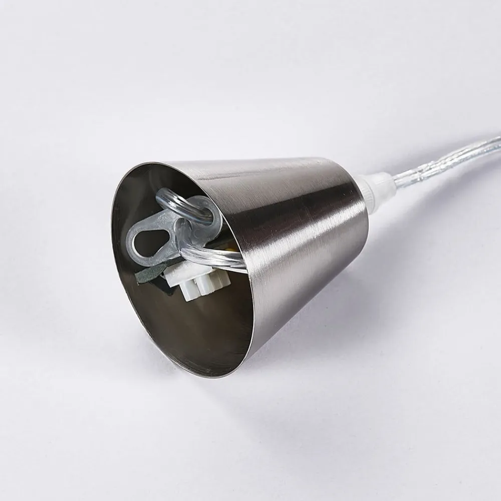 Lindby Pendellamper|Pendellamper>hængelampe Marike, Ø 40 cm, hvid, glas, kugle, E27