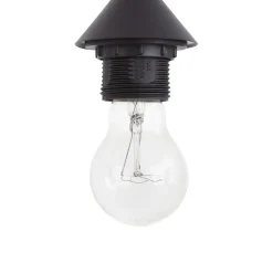 Lindby hængelampe Marla, 7 lyskilder, glas, røgfarvet grå, 128 cm