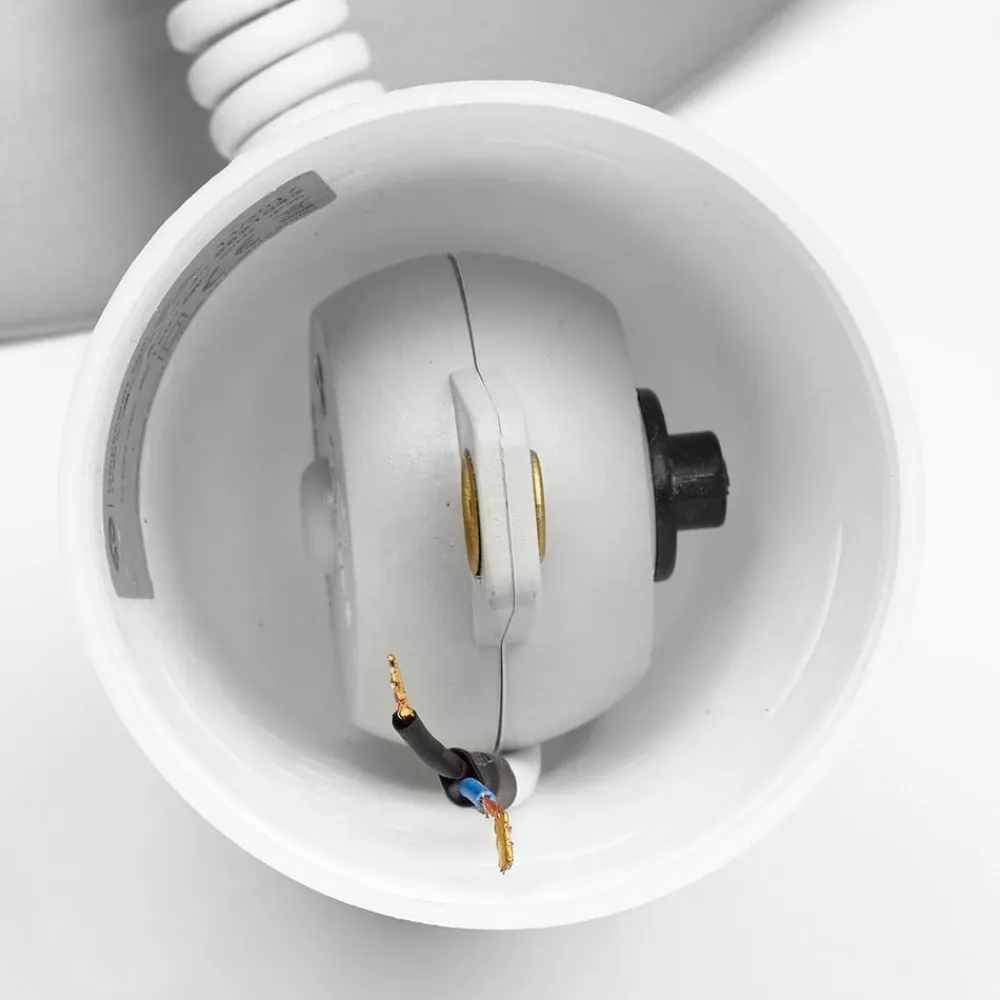 Lindby hængelampe Nadija, grå, 43 cm, højdejusterbar, E27