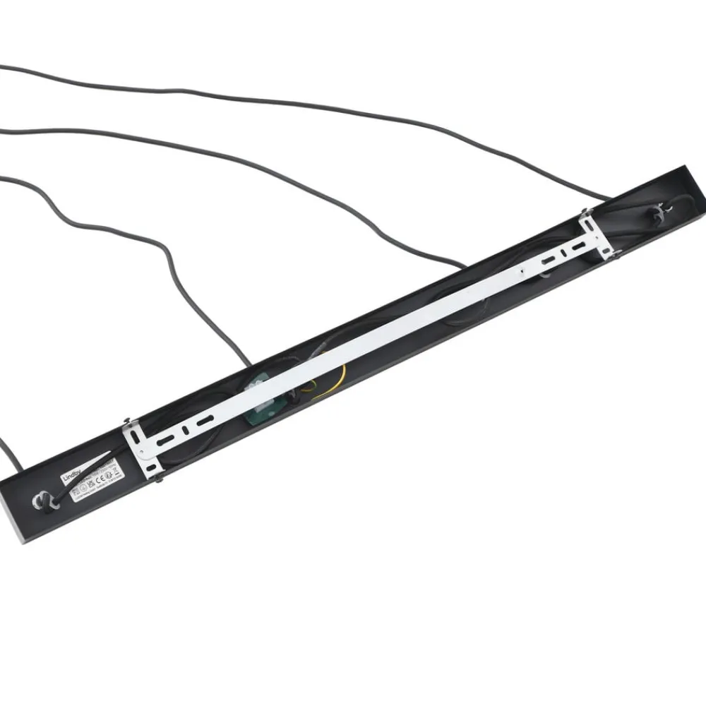 Lindby Pendellamper>hængelampe Ovelia, brun/kaffe/beige, 4 lyskilder, E27