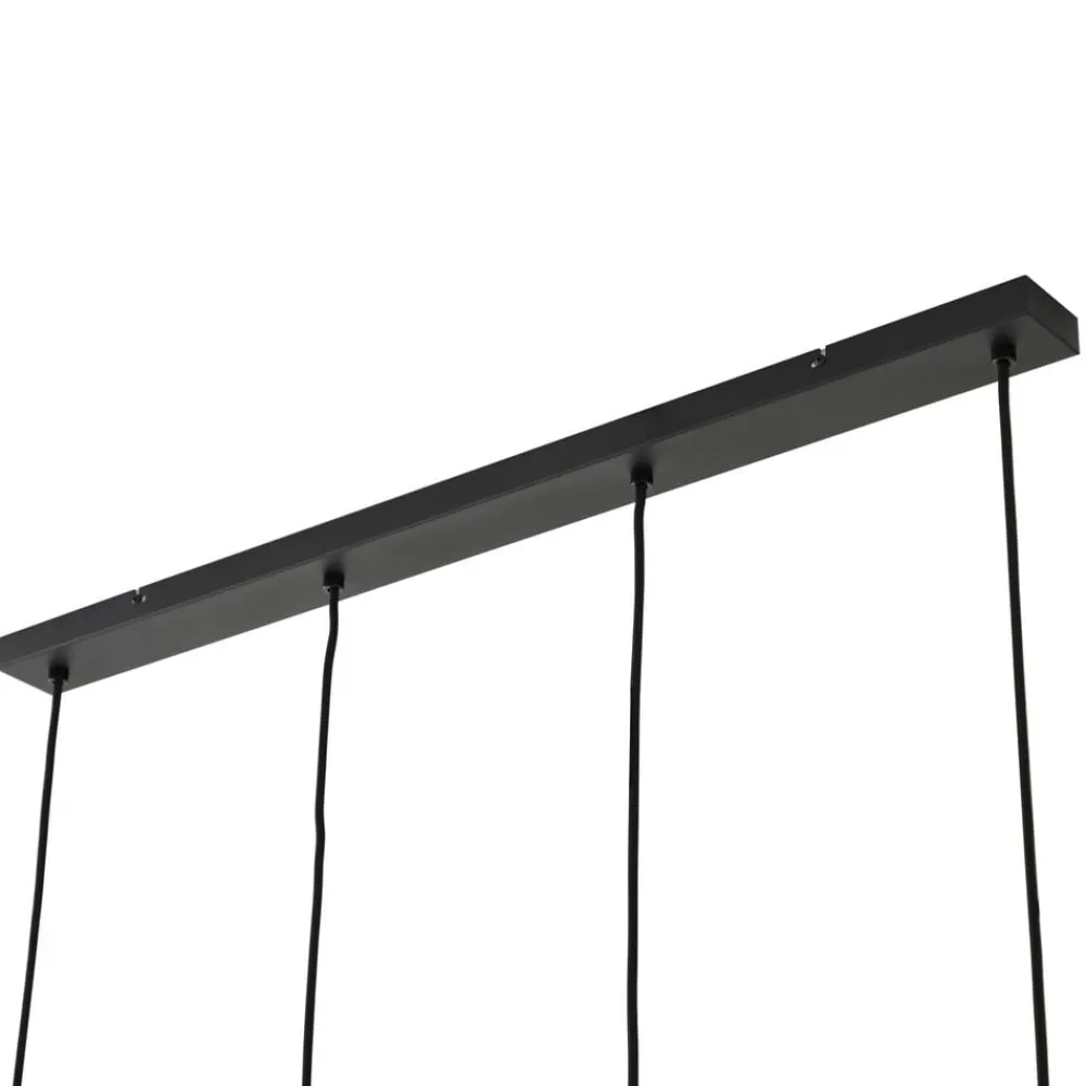 Lindby Pendellamper>hængelampe Ovelia, brun/kaffe/beige, 4 lyskilder, E27