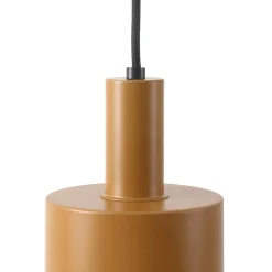 Lindby hængelampe Ovelia, brun/kaffe/beige, 3 lyskilder, E27